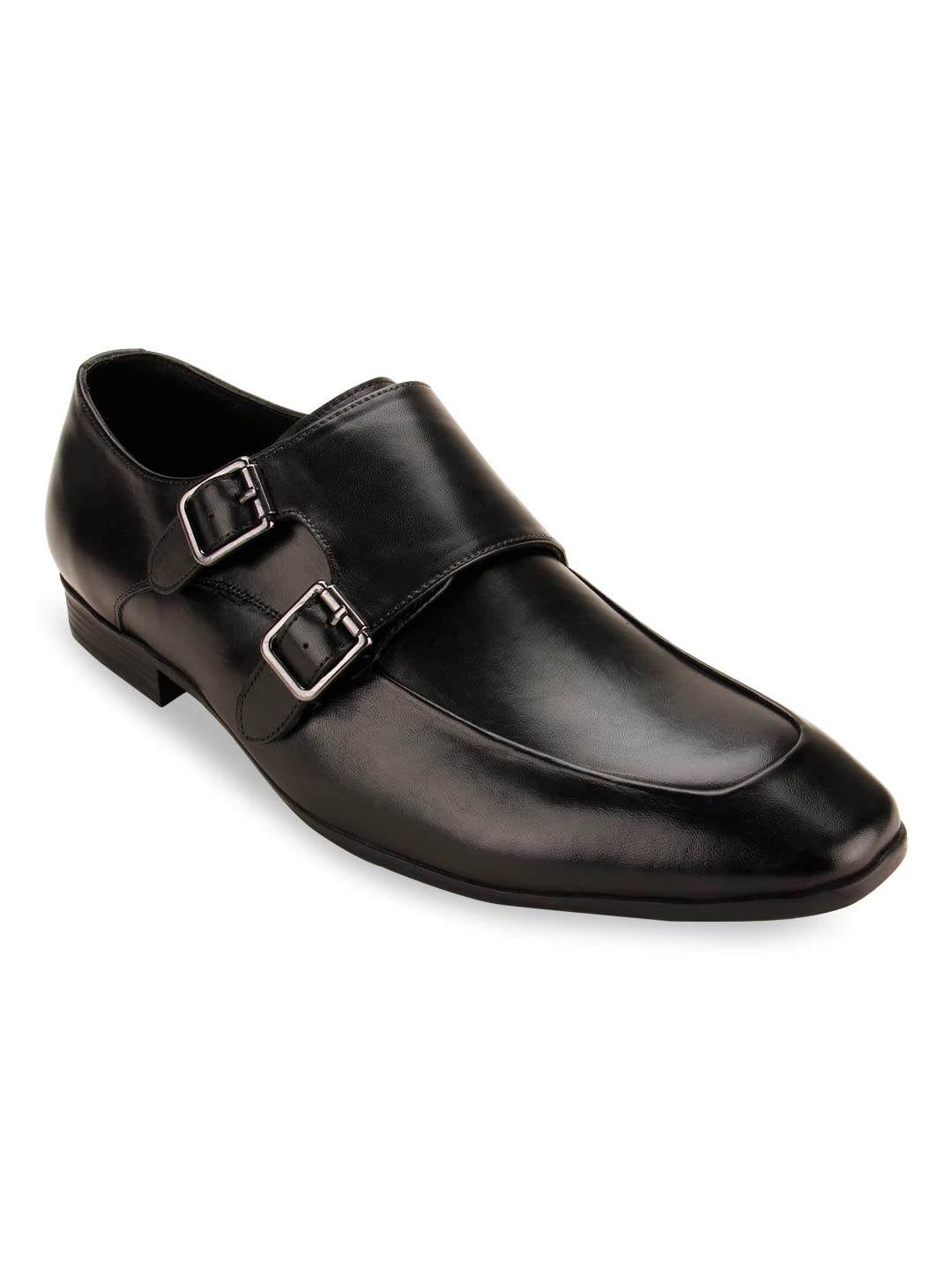 REGAL Imperio Black Men Double Monk Strap Leather Shoes (B0B18RQDSC) Amazon Price History, Amazon Price Tracker