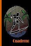  Cuaderno de surf: Cuaderno de surf, cuaderno de papel rayado para la escuela, estudiantes, regalo para niños, niños, niñas, cuaderno de surf, amante del surf