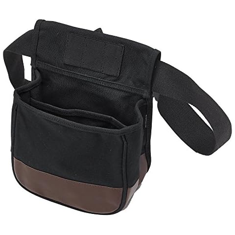 US Peacekeeper Products P23010 - Divided Shell Pouch - Heavy Duty Canvas - Holds Two Boxes of Shells - Adjustable Cover