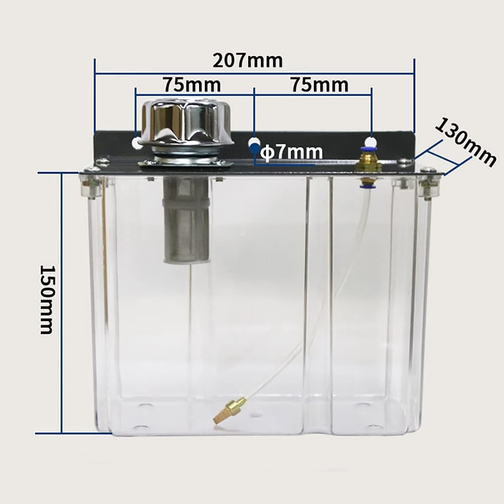 3L Spray Cooler, Coolant Pump Oil Mist Sprayer Lubrication Spray System Mental Cutting Cooling Water Pipe Nozzle Dust Removal Oil (Universal Tube)