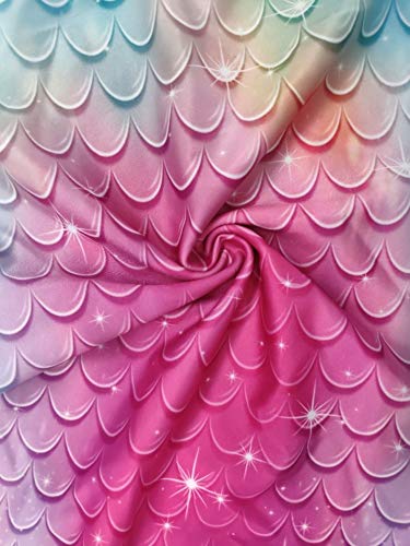 image for YITU Girls Mermaid Tails for Swimming Bikini Set Princess Cosplay Bath