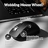 Keychron M6 Silent Wireless Gaming Mouse, 1000Hz, Bluetooth/2.4G/Wired, PixArt 3311 Sensor (12K DPI), 86g, 5 On-Board Memory Profiles for Plug & Play, Programmable for Mac/Win/Linux Black