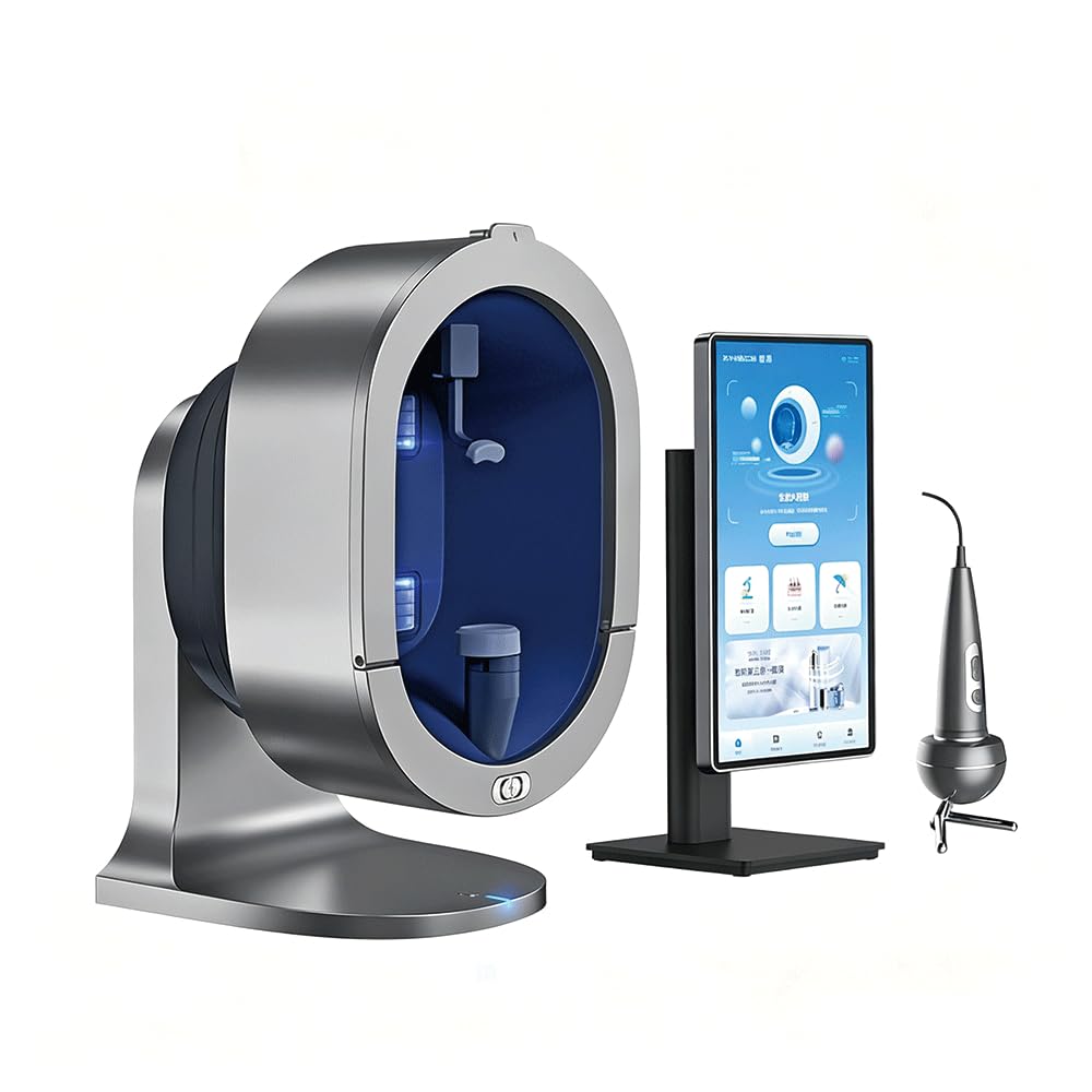 21,5 Zoll HD Beauty Skin Imaging System mit Touchscreen, Gesichts- und Kopfhaut-Sichtgerät, High-Definition-Schönheitsanalysegerät für Salon und Körperpflege