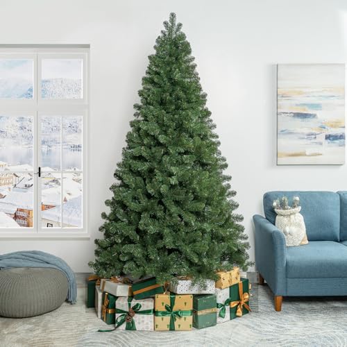 Naomi Home Lucille 7.5ft Artificial Christmas Tree – Full Body Unlit,...