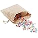 Aipaide 25 Pcs Burlap Bag with Drawstring Linen Burlap Pouches Gift Bags for Wedding Favors, DIY Craft, Present, Snacks 7