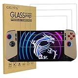 GXLYFG 3 Pack Tempered Glass Screen Protectors Compatible with MSI Claw 8 AI+ A2VM, Anti Scratch, Bubble Free, 9H Hardness