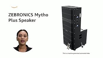 ポコ ZEBRONICS Mytho Plus Trolley Party DJ Speaker, 660 Watts, Supports