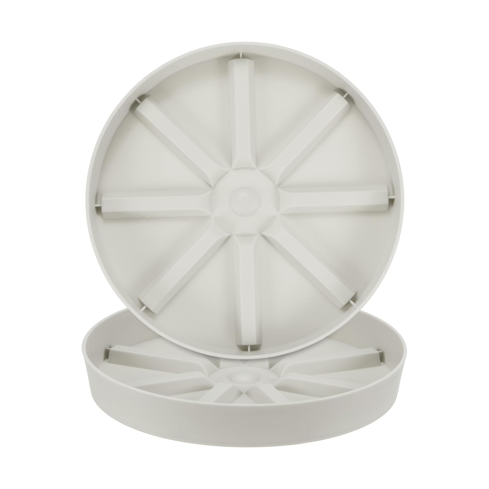 M METERXITY 2-Pack Plant Saucer, 7 Inch Flower Pot Saucers