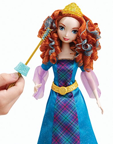 Mattel Disney Princess Colorful Curls Merida Doll #TOP2