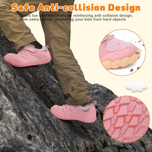 FEETCITY Kids Boys Girls Summer Athletic Water Shoes Aqua Socks Quick Dry Barefoot for Beach Swimming Pool3