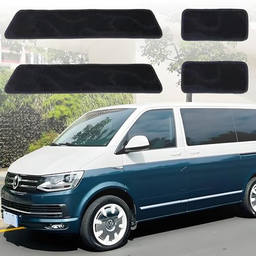 Carpet Floor Mats 4-Piece Entry Step Compatible with VW T5 T6 T6.1 Replacement Carpet Floor Mat, Camping Motorhome Entry Carpet Mat, Durable Entrance Door Mat