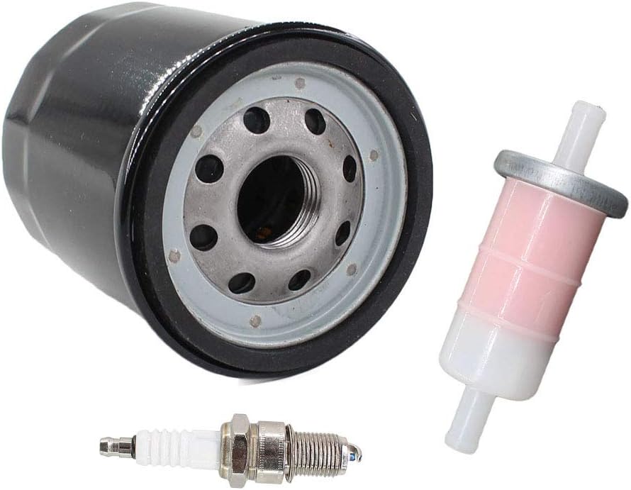 AISENTune Up kit for Kawasaki Mule KAF400 KAF 400 500 520 600 610 550 KAF300 Spark Plug Oil Fuel Filter