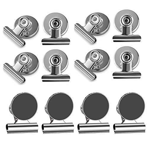 Lot de 20 clips magnétiques anti-rayures en néodyme pour réfrigérateur - Pour la maison, le bureau, l'école, le papier, le tableau blanc Cover