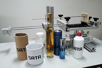 Newly Manual Cylindrical Round Curved Screen Printing Machine for Pen Cup Mug Bottle