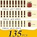 Asieg Tool Sanding Drum Kit 142Pcs 150Grit, 1/2