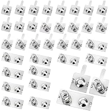 12 Pairs Battery Contacts AA Battery Springs Battery Negative to Positive Conversion Spring Contact Plated Battery Spring Contact Plate Replacement for Remote Control Battery Charger