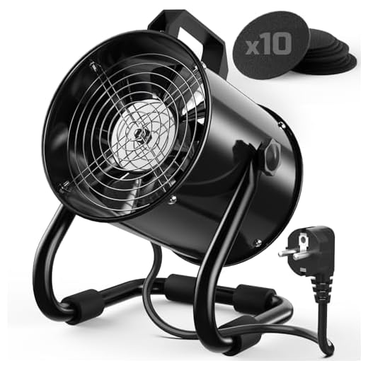 Mtutu Hotte Aspirante Portable 40W 600m³/h Ventilateur d'Extraction -avec 10 Filtre Charbon Actif/ 120°Réglable/Silencieux/en Alliage Aluminium - pour Ventilation et Évacuation Air dans Cuisine/VR