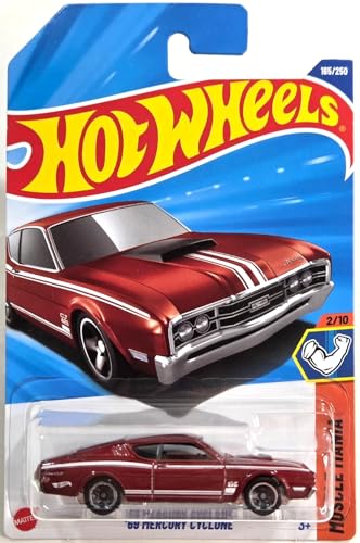 Hot Wheels 1969 Mercury Cyclone 1:64 Rojo miniatura 1
