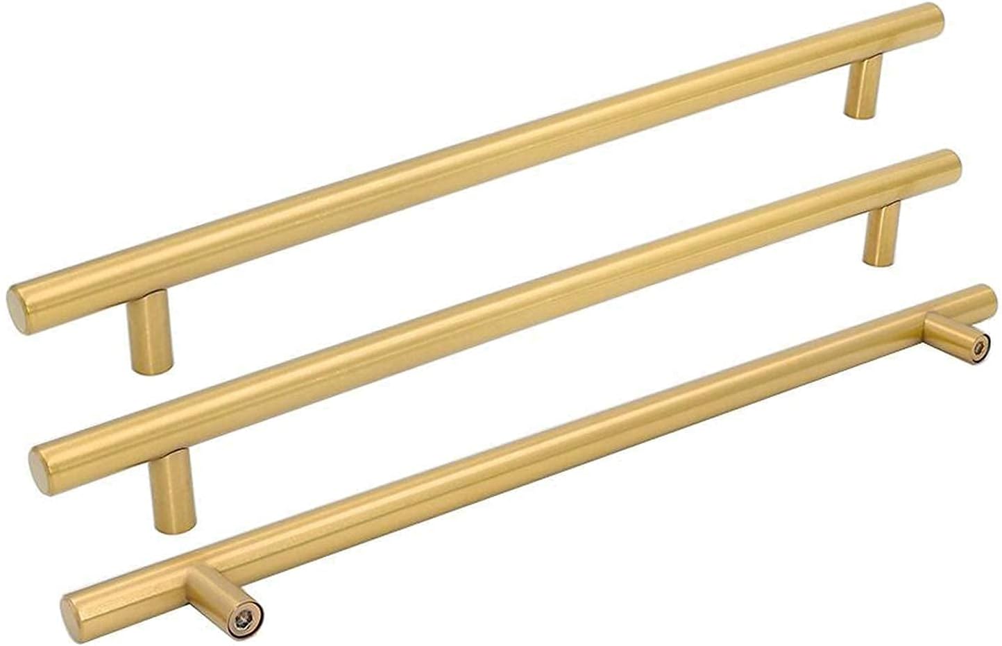 goldenwarm Gold Drawer Pulls Kitchen Hardware,5 Pack Gold