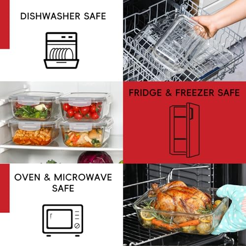 Snuvid 4-Pack 63oz Large Containers