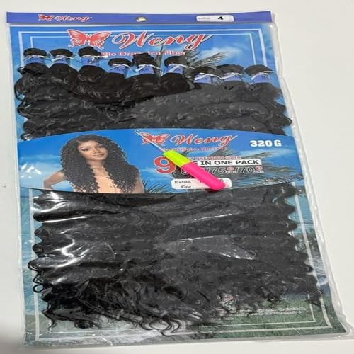 Cabelo Orgânico Ondulado Na Tela 80cm Com 300 Gramas.