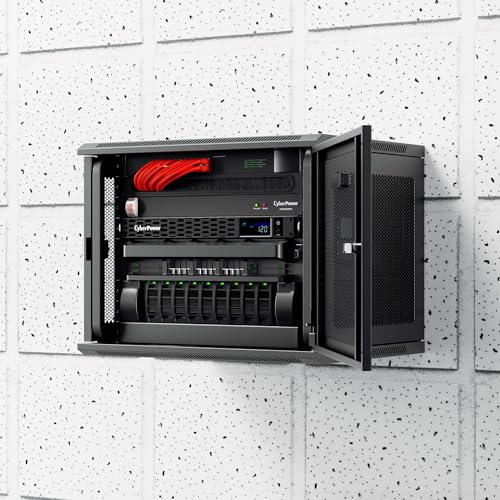 Image of CyberPower CPS815RMS Surge Protector | 125V /15A, 1800 Joules, 8 Outlets, 6ft Power Cord, 1U Rackmount, UL Listed