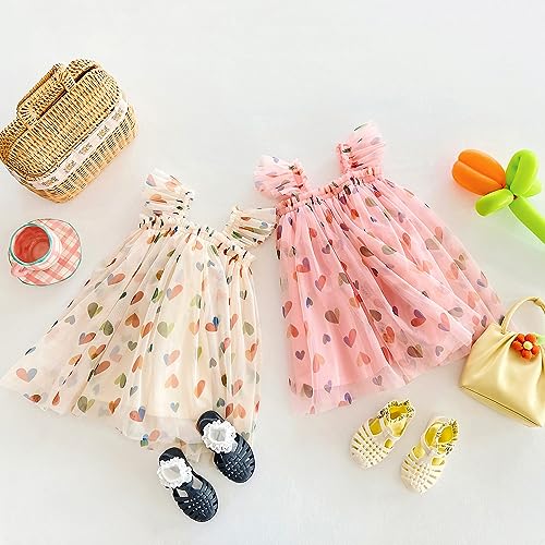 Baby Girls Tulle Tutu Dresses Toddler Girls Summer Party Dress Size 6M-5T3