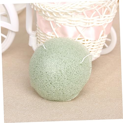 Healeved Algodón limpiador esponja facial Green