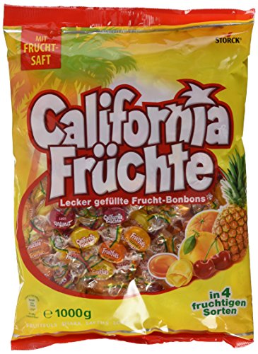 California Früchte (5 x 1 kg) / Fruchtige Lutschbonbons mit Fruchtsaftfüllung Cover