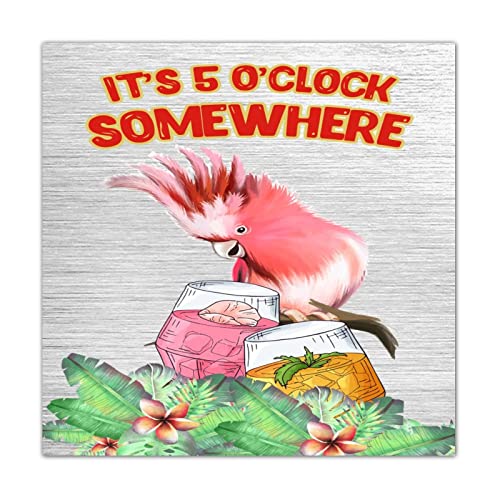 Plaque murale bois flamingo pour habiller une entrée ou une étagère vide