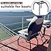 Otoolling Detachable Portable Boat Seat Stand Upgrade Boat Seat Base, Black Powder Coat Finish