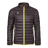 Chaqueta pluma Izas Aden Chaqueta De Pluma, Hombre, Gris Oscuro/Amarillo, L
