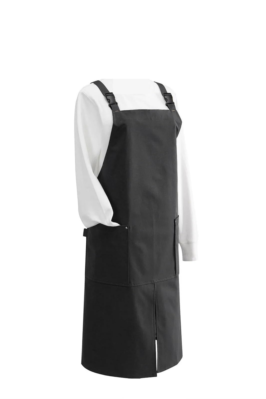 Delantal de Trabajo Delantal Café Restaurante Lona Ropa de trabajo Un delantal Cocina Mujeres Estilo Navidad