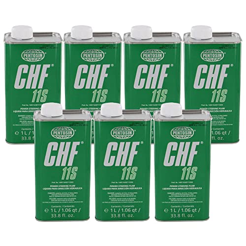 Newparts Pentosin CHF 11S (7 x 1L Bottles) Power Steering Hydraulic System Synthetic Oil