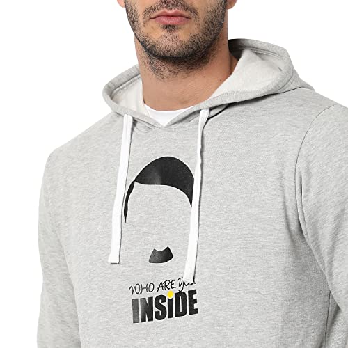 Image of CAHOOT Men's Printed Sweatshirt Regular Fit for Casual Wear | Full Sleeve | Cotton | Stylish Sweatshirt Crafted with Comfort Fit and High Performance for Everyday We