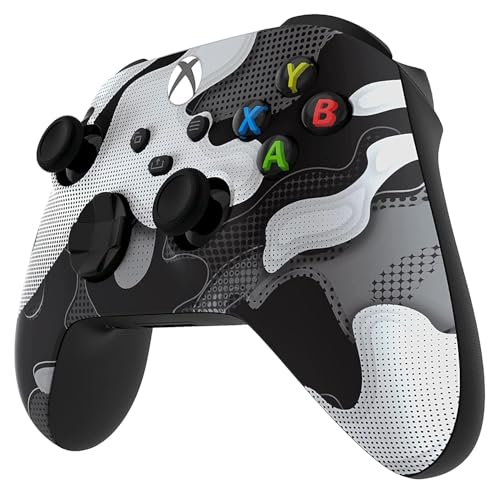 Image of Custom Controllerzz Wireless Controller for Microsoft Xbox Series X /S & Xbox One - Custom Soft Touch Feel - Custom Xbox Series X /S Controller (X /S White Camo)
