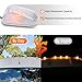 IFYKIM 1PCS Cab Roof Marker Light Top Roof Clearance Running Light Compatible with 2014-2026 Dodge Ram ProMaster 1500 2500 3500 Replace# 926-109 68232473AA/AB/AC/AD (Clear Lens Amber Halogen Lamp)