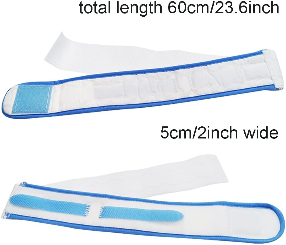 4 Pack Catheter Holder Leg Bag Straps, Band Straps for Easy-Tap Leg Bag, 23.6” Long x 2" Wide