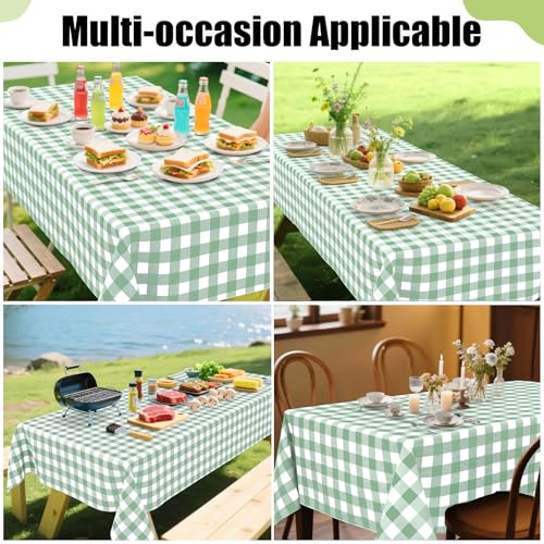 Smiry Picnic Table Cloth, Vinyl Tablecloths with Flannel Backing, 70"x90" by Smiry - Used condition - Image 6
