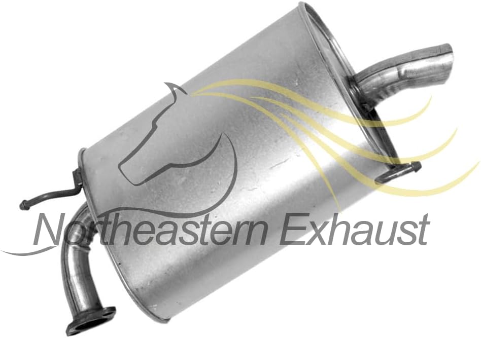 Northeastern Exhaust Direct-Fit Front Pipe Resonators, Pair of Mufflers System Kit Compatible for Honda Accord 1998-2002 3.0L, Free Gaskets and Clamps Included, for 2 Door