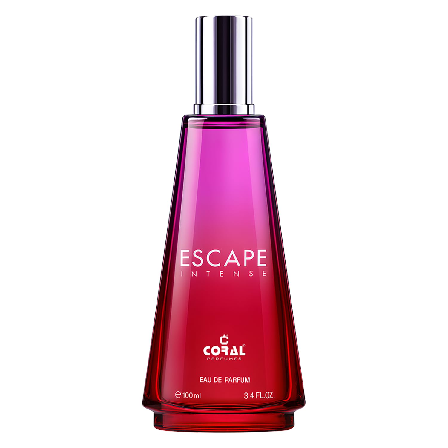 Coral Escape Intense Perfume For Women - 100ml | Eau De Parfum | Captivating Blend of Citrus, Floral & Warm Notes | Premium Luxury Perfume
