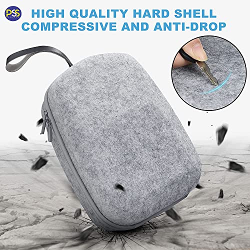 Image of PSS Storage Bag Case for Meta Quest 2 Oculus Quest 2 Travel Bag,Hard Carrying Case Carrying Bag Compatible with Oculus Quest 2 Storing VR Gaming Headset and Touch Controllers Accessories (Gray)