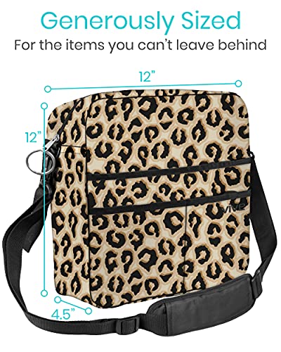 Vive Wheelchair Bag For Accessories - Fits Walkers, Rollators, And Chairs - Adjustable Senior Backpack - Folding Bag For Elderly Women, Rolling Tray Caddy Pouch Adult Tote Attachment, Water Resistant #TOP7