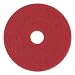 Boardwalk 4012Red Buffing Floor Pads, 12-Inch Diameter, Red, 5/Carton