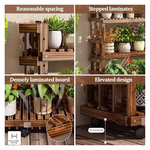 Support pour plantes à 4 étages pour optimiser les petits balcons - 7
