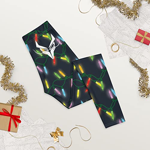 Legging blanc de Noël M confortable pour fêtes de fin d'année - 5