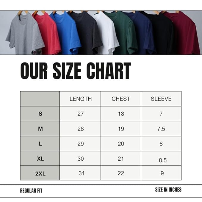 Image of tinies Cotton Tshirt Crew Neck Mens Plain Solid Regular Fit Half Sleeve Wrinkle Free Casual Wear Mens T-Shirt (Combo Set of 3) Green Charcoal Royal Size S