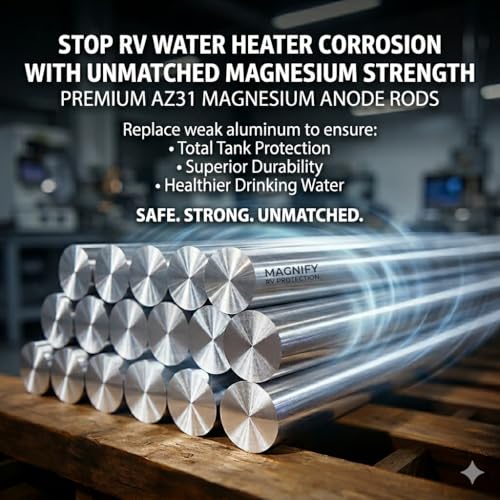 Image of ONENESS 369 RV Water Heater Anode Rod 2-Pack, Black Nut 9.25 inchx3 /4 inch NPT | City water? Choose Black Nut. If it wears >50% in year 1, we exchange it. Fits Suburban 9.25 inchx3 /4 inch NPT heaters.