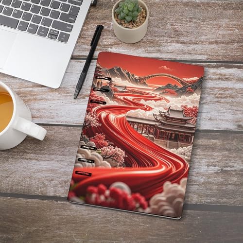 Carnet de notes A5 classeur rechargeable cuir synthétique 90 feuilles pour journal
