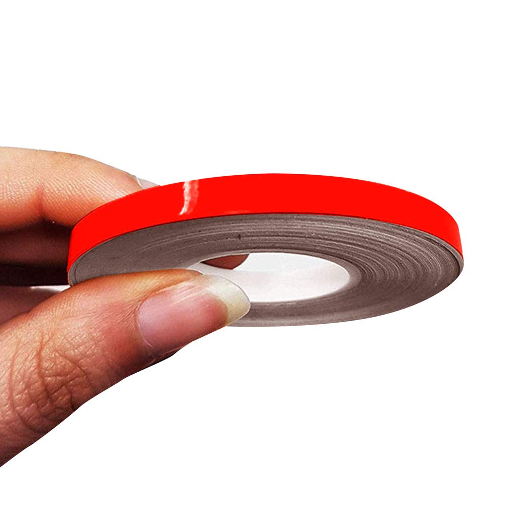 4R Quattroerre.it 10475 Trim Stripes Adhesive Strips for Cars, Neon Red, 5 mm x 10 mt